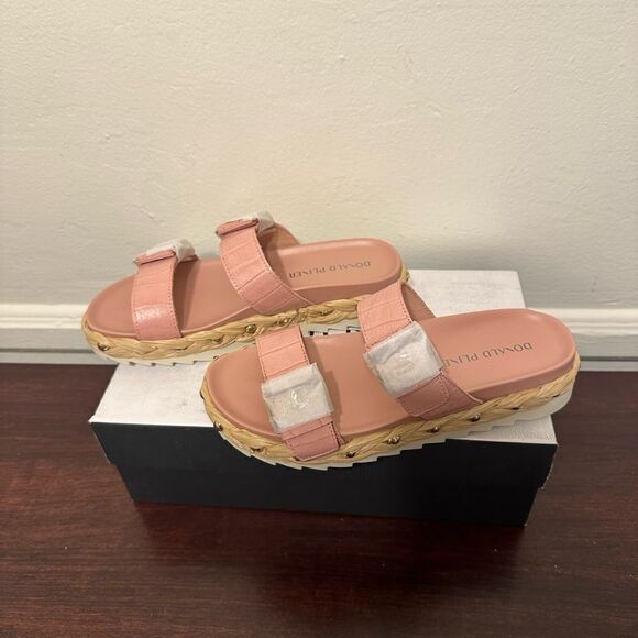 Donald Pliner platform slide  leather sandal size 6 and 7, NWT - Picture 11 of 14